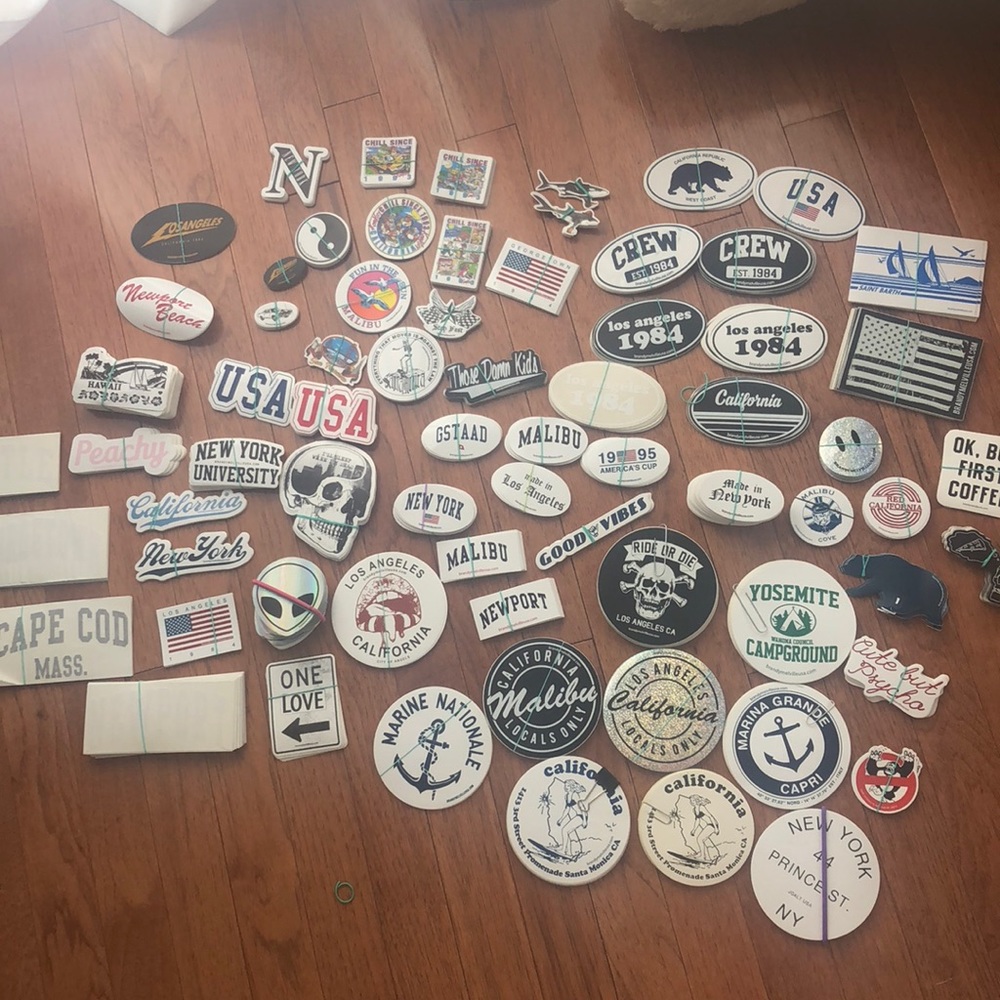 5LBS OF BRANDY MELVILLE STICKERS!!😍😍